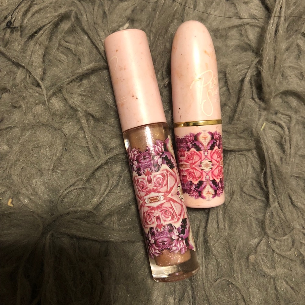 Mac PatrickkStarr lipstick and lipgloss